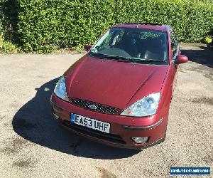 2003 FORD FOCUS GHIA TDCI RED