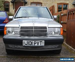 MERCEDES-BENZ 190E AUTO OWNED FROM NEW SILVER 79,000 MILES CLASSIC CAR MOT