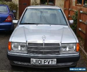 MERCEDES-BENZ 190E AUTO OWNED FROM NEW SILVER 79,000 MILES CLASSIC CAR MOT