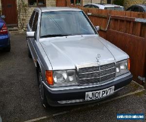 MERCEDES-BENZ 190E AUTO OWNED FROM NEW SILVER 79,000 MILES CLASSIC CAR MOT