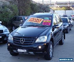 2005 Mercedes-Benz ML W164 350 Luxury (4x4) Obsidian Black Automatic 7sp A for Sale