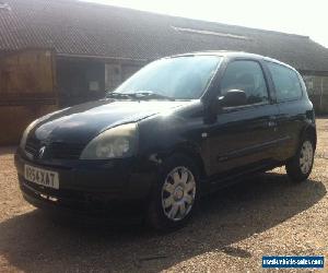 2004 RENAULT CLIO EXPRESSION 16V AUTO BLACK