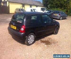 2004 RENAULT CLIO EXPRESSION 16V AUTO BLACK