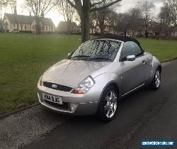 2003 FORD STREETKA LUXURY SILVER/BLACK 1.6 convertable for Sale