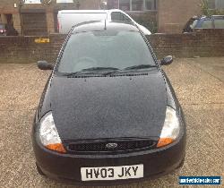 2003 Ford Ka Collection 1.3 Petrol in Black. Low Miles. Needs New Clutch & Mot for Sale