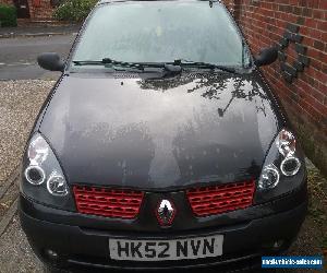 2002 RENAULT CLIO EXPRESSION 1.4 16V BLACK