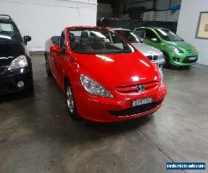 2004 Peugeot 307 CC Dynamic Red Automatic 4sp A Cabriolet