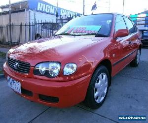 2000 Toyota Corolla AE112R Ascent Seca Red Automatic 4sp A Liftback