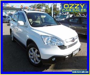 2007 Honda CR-V MY07 (4x4) Luxury White Manual 6sp M Wagon