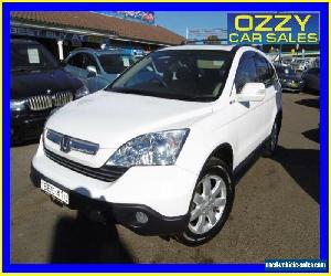 2007 Honda CR-V MY07 (4x4) Luxury White Manual 6sp M Wagon