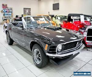 1970 Ford Mustang Black Automatic A Convertible