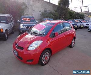 2008 Toyota Yaris NCP90R YR Red Manual 5sp M Hatchback