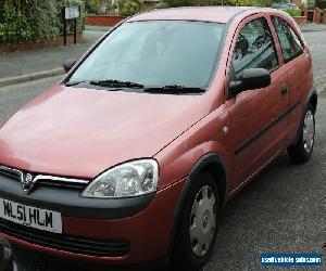 2001 VAUXHALL CORSA CLUB 12V RED