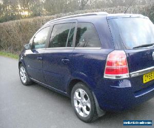 2005 VAUXHALL ZAFIRA DESIGN CDTI 120 BLUE