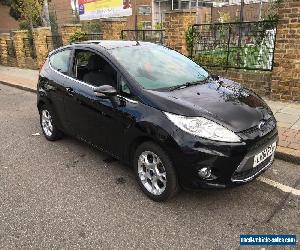 2011 FORD FIESTA ZETEC BLACK WITH 12 MONTHS MOT