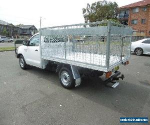 2012 Toyota Hilux TGN16R MY12 Workmate White Automatic 4sp A Cab Chassis