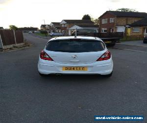 2014 VAUXHALL CORSA 1.4 SRI WHITE 5 DOOR