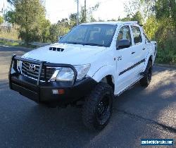 2012 Toyota Hilux KUN26R MY12 SR White Manual 5sp M 4D UTILITY for Sale