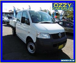 2008 Volkswagen Transporter T5 MY08 (LWB) White Manual 5sp M Dual Cab Chassis for Sale