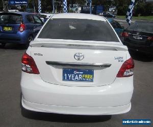 2010 Toyota Yaris NCP93R 10 Upgrade YRX White Automatic 4sp A Sedan