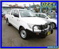 2013 Toyota Hilux GGN15R MY12 SR Glacier White Automatic 5sp A Extracab for Sale