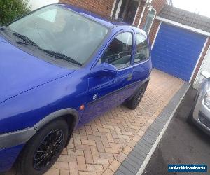 2000 VAUXHALL CORSA CLUB 16V BLUE