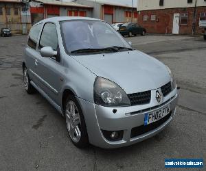 2002 RENAULT CLIO SPORT SILVER 3dr HATCHBACK MOT UNTIL AUGUST 14th