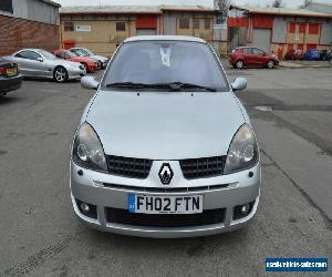 2002 RENAULT CLIO SPORT SILVER 3dr HATCHBACK MOT UNTIL AUGUST 14th