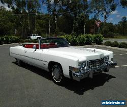 1973 Cadillac Eldorado White Automatic A Coupe for Sale