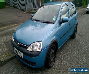 2003 VAUXHALL CORSA CLUB 1.7 DI DIESEL BLUE 12 1/2 MONTHS MOT FSH 53 PLATE