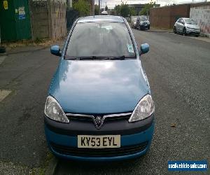 2003 VAUXHALL CORSA CLUB 1.7 DI DIESEL BLUE 12 1/2 MONTHS MOT FSH 53 PLATE