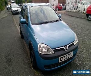 2003 VAUXHALL CORSA CLUB 1.7 DI DIESEL BLUE 12 1/2 MONTHS MOT FSH 53 PLATE