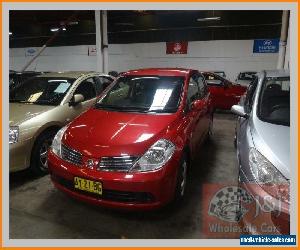 2006 Nissan Tiida C11 ST-L Red Automatic 4sp A Hatchback