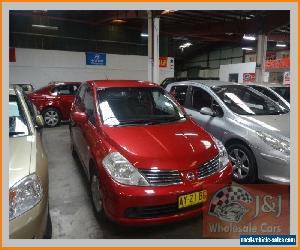 2006 Nissan Tiida C11 ST-L Red Automatic 4sp A Hatchback