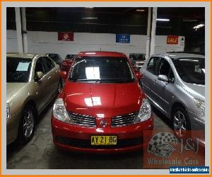 2006 Nissan Tiida C11 ST-L Red Automatic 4sp A Hatchback