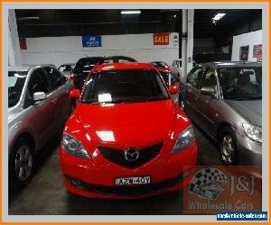 2006 Mazda 3 BK Maxx Sport Red Manual 5sp M Hatchback