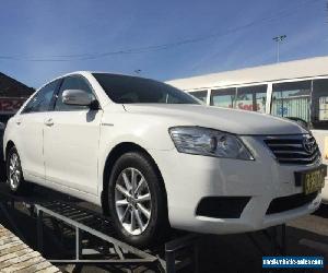 2011 Toyota Aurion GSV40R 09 Upgrade AT-X White Automatic 6sp A Sedan