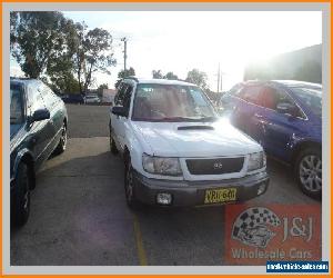 1998 Subaru Forester GT White Manual 5sp M Wagon