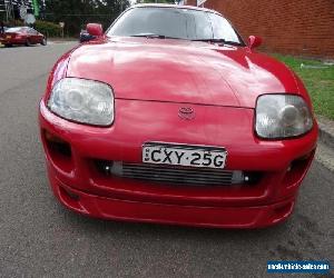 1994 Toyota Supra Red Manual 6sp M Liftback