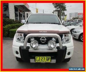 2008 Nissan Navara D40 ST-X White Automatic 5sp A 4D UTILITY