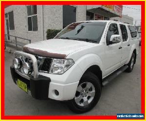 2008 Nissan Navara D40 ST-X White Automatic 5sp A 4D UTILITY