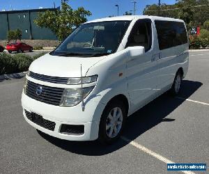 2003 Nissan Elgrand E51 VG White Automatic 5sp A Wagon