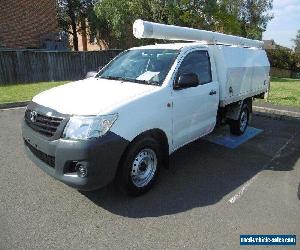 2012 Toyota Hilux TGN16R MY12 Workmate White Manual 5sp M Cab Chassis