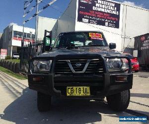 2001 Nissan Patrol GU II ST (4x4) Gold Manual 5sp M Wagon