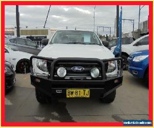 2014 Ford Ranger PX XL White Manual 6sp M 4D Cab Chassis