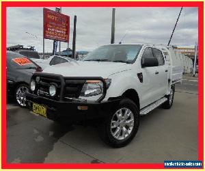 2014 Ford Ranger PX XL White Manual 6sp M 4D Cab Chassis