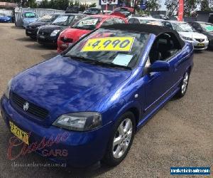 2001 Holden Astra TS Convertible Blue Automatic 4sp A Convertible