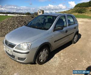 2003 vauxhall corsa 1.2 5 door in silver full mot 