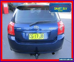 2005 Toyota Corolla ZZE123R Sportivo Blue Manual 6sp M Hatchback