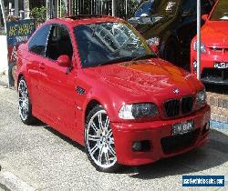 2004 BMW M3 E46 Red Automatic 6sp A Coupe for Sale